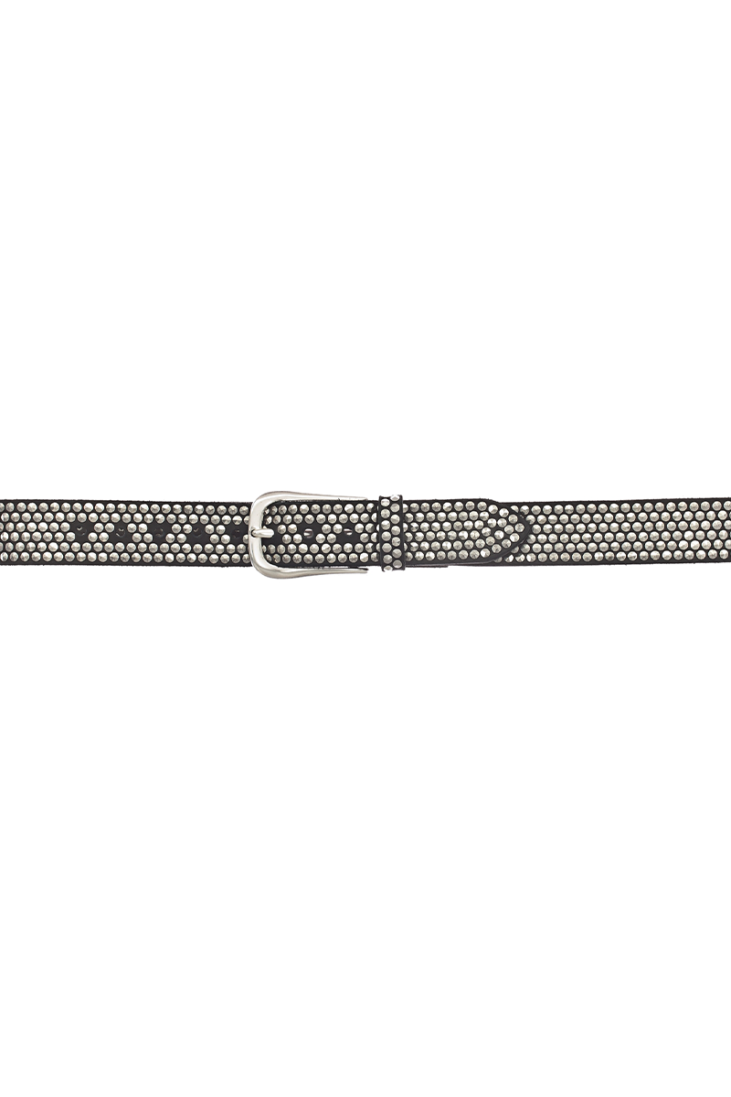 B.BELTS Gürtel mit Nieten "ZOE Silber" von B.BELT Zeitlich begrenztes Angebot