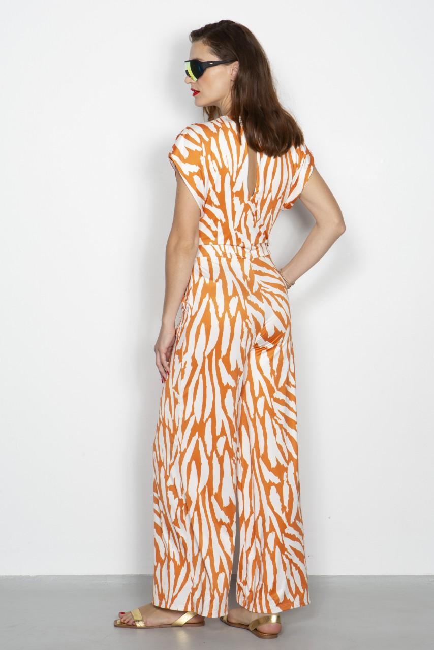 Marivie Jump Relax abstract tiger rost Dress Angebote