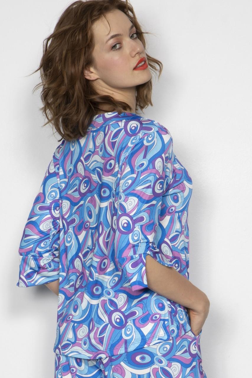 Marivie Top - Honey pucci blue/magenta Top Begrenztes Angebot