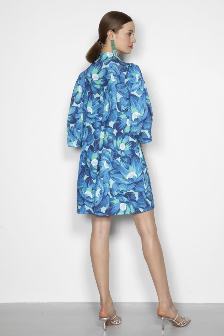 Marivie Gorgeous water lily blue Dress Exklusive Angebote