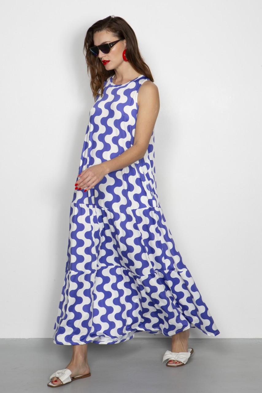Marivie Darling waves creme/violet Dress Neuheiten