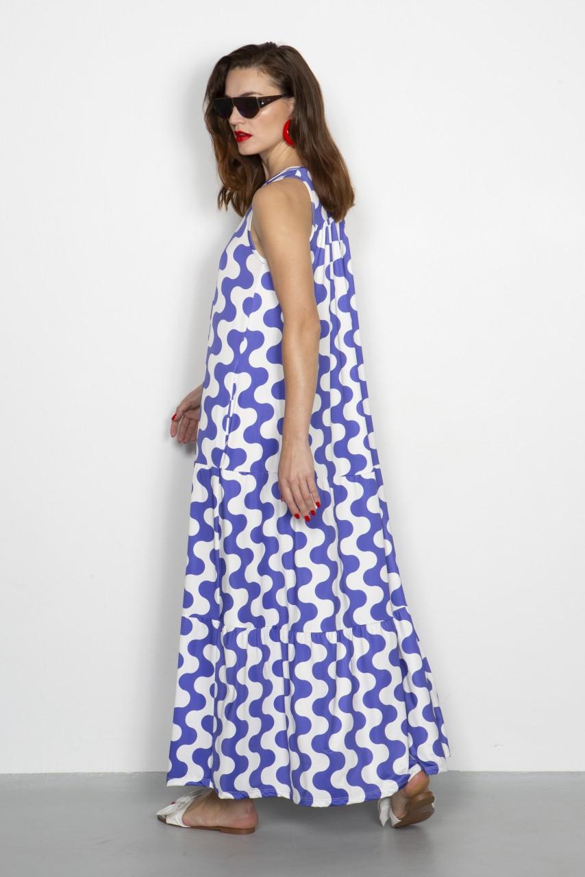 Marivie Darling waves creme/violet Dress Neuheiten