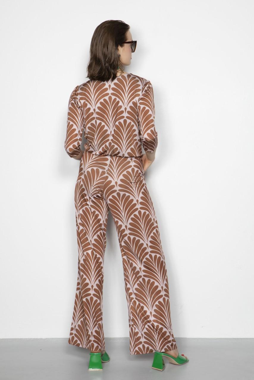 Marivie Jump out art deco brown Jumper VIP-Rabatte