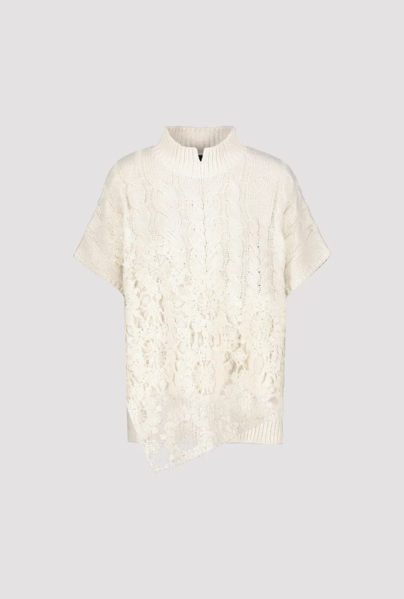 ﻿Monari Pullover mit Spitze Riesige Rabatte