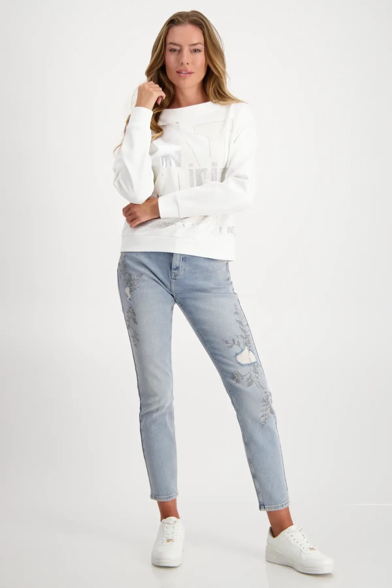 Monari Jeans mit Schmuck Im Verkauf