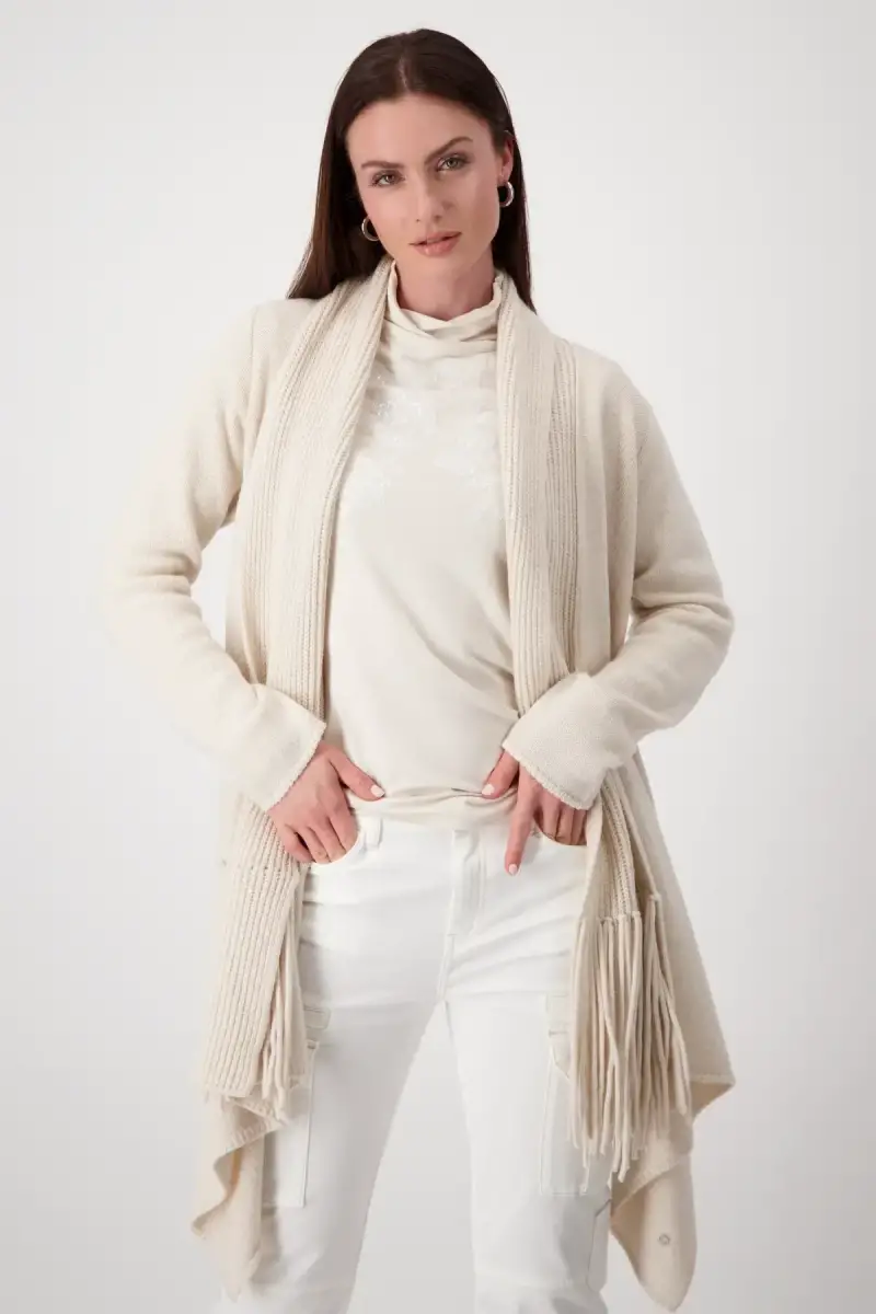 Monari Strickjacke mit Schalkragen 50% Rabatt für begrenzte Zeit