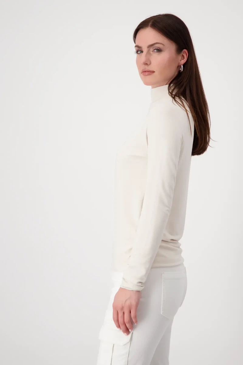 Monari Shirt mit toniger Pailletten-Blume Rabatte dieses Monats