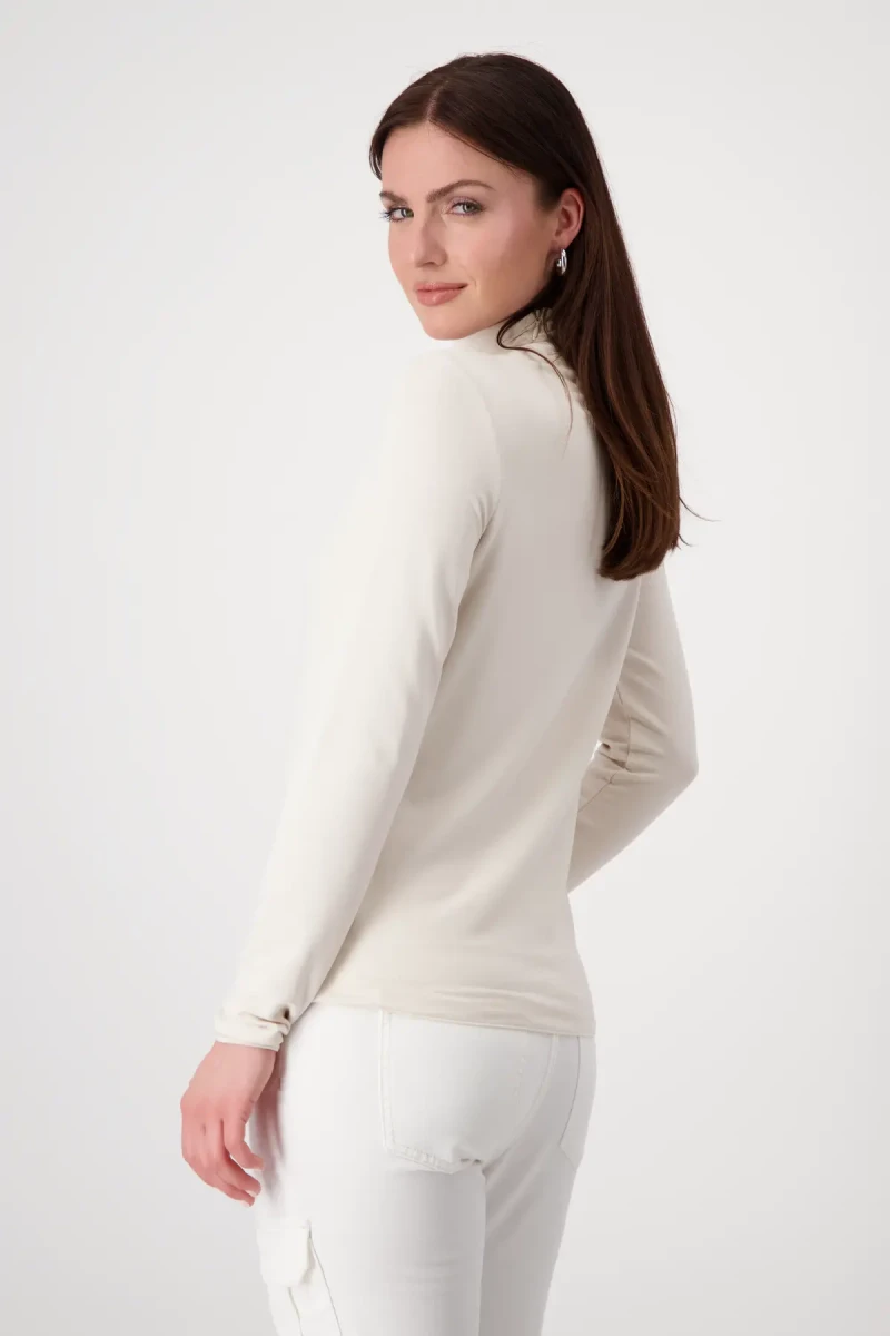 Monari Shirt mit toniger Pailletten-Blume Rabatte dieses Monats