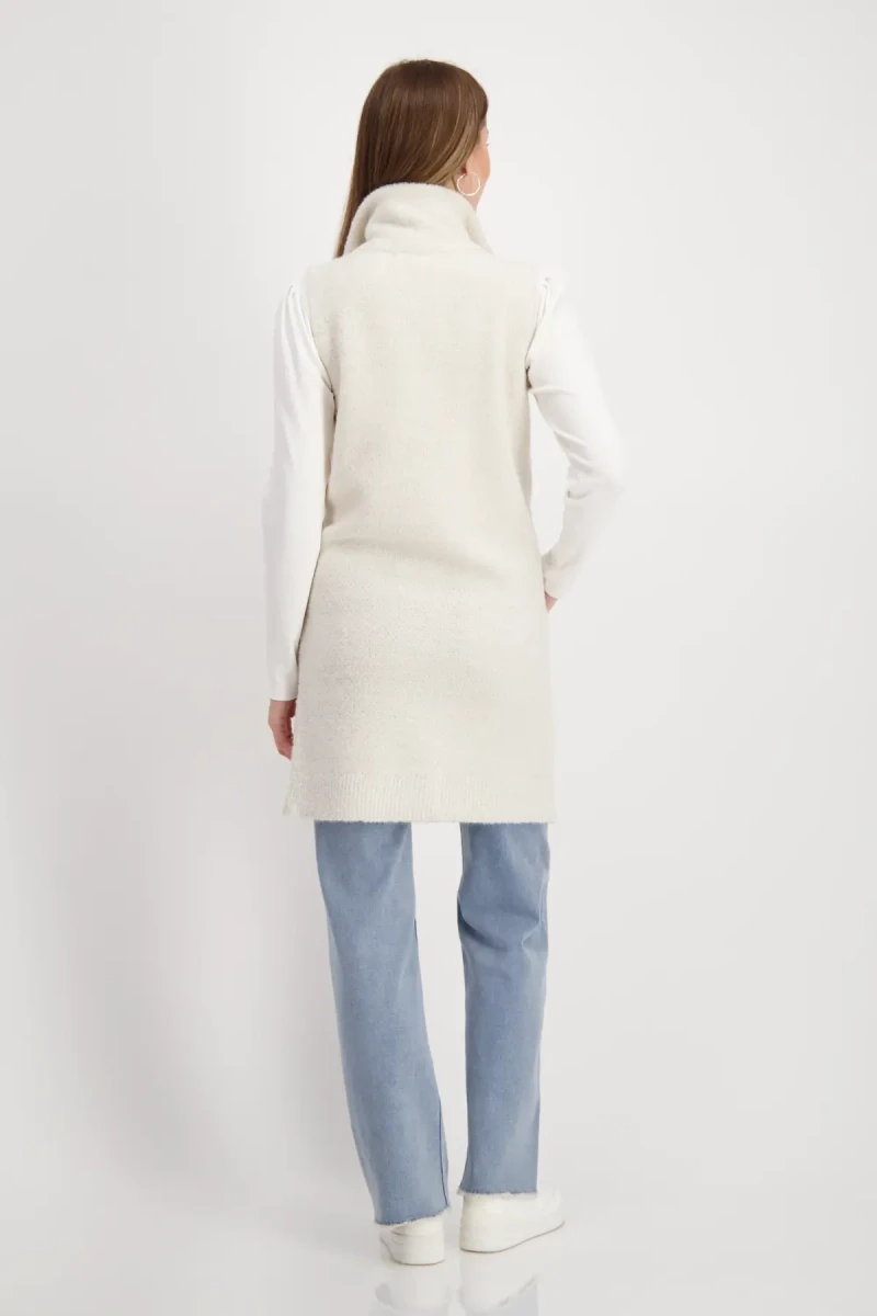Monari Strickweste mit Lurex 2025