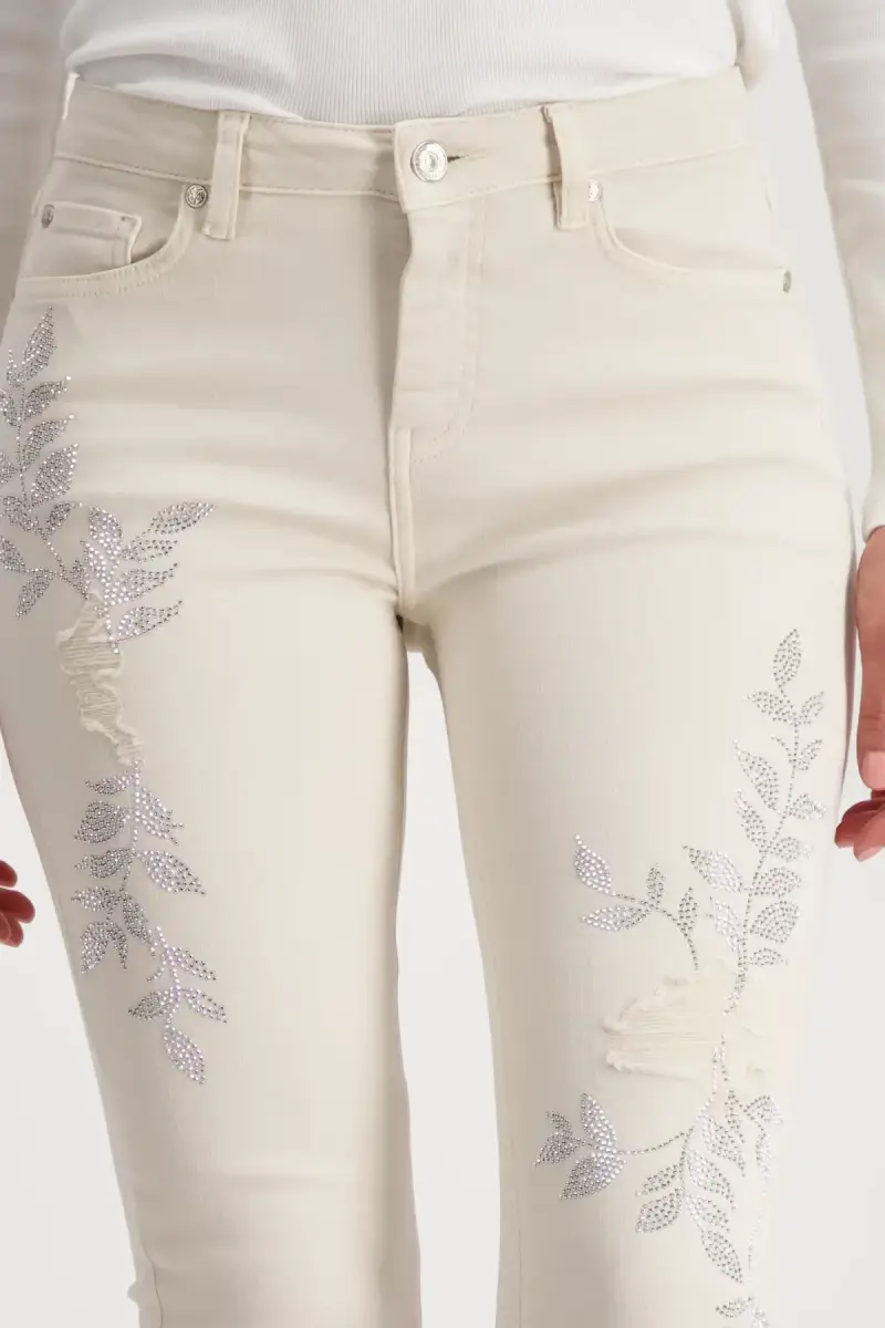 Monari Hose mit Schmuck Auslauf