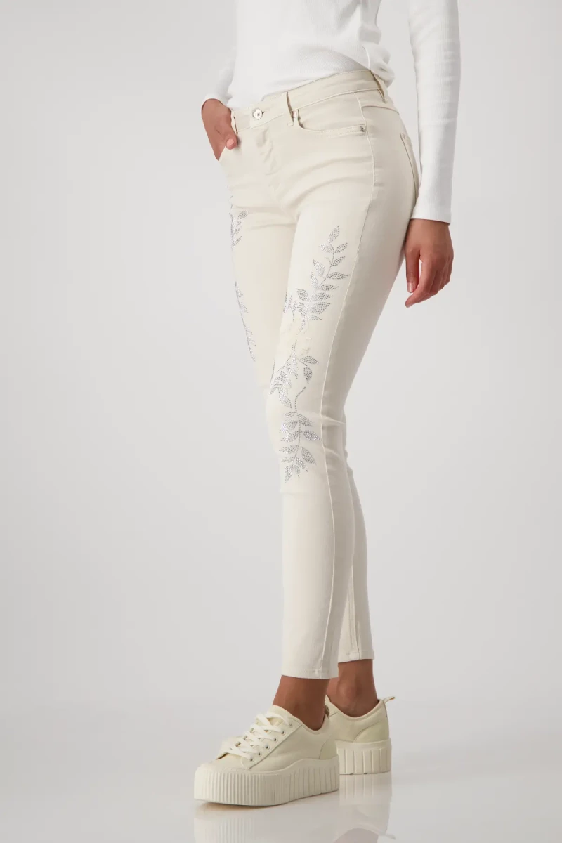Monari Hose mit Schmuck Auslauf
