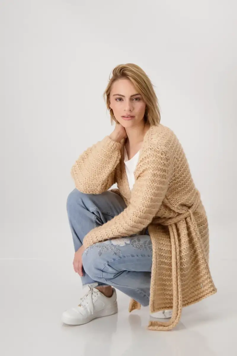 Monari Locker gestrickte Strickjacke Verkauf