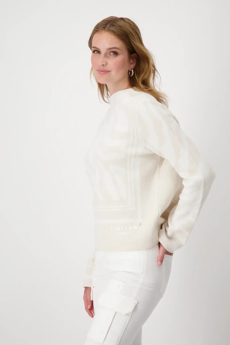 Monari Pullover mit Tigermuster Günstiger Verkauf