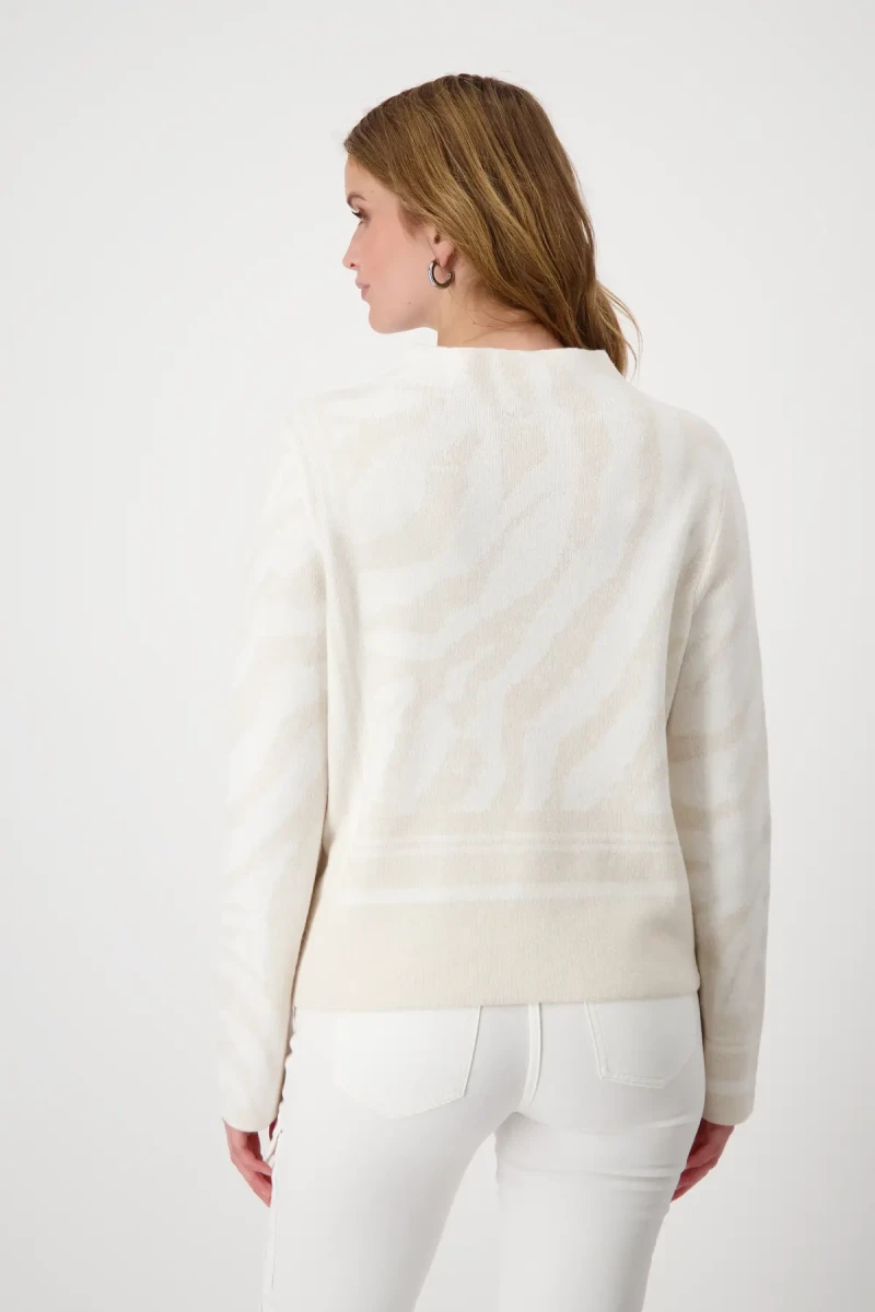 Monari Pullover mit Tigermuster Günstiger Verkauf
