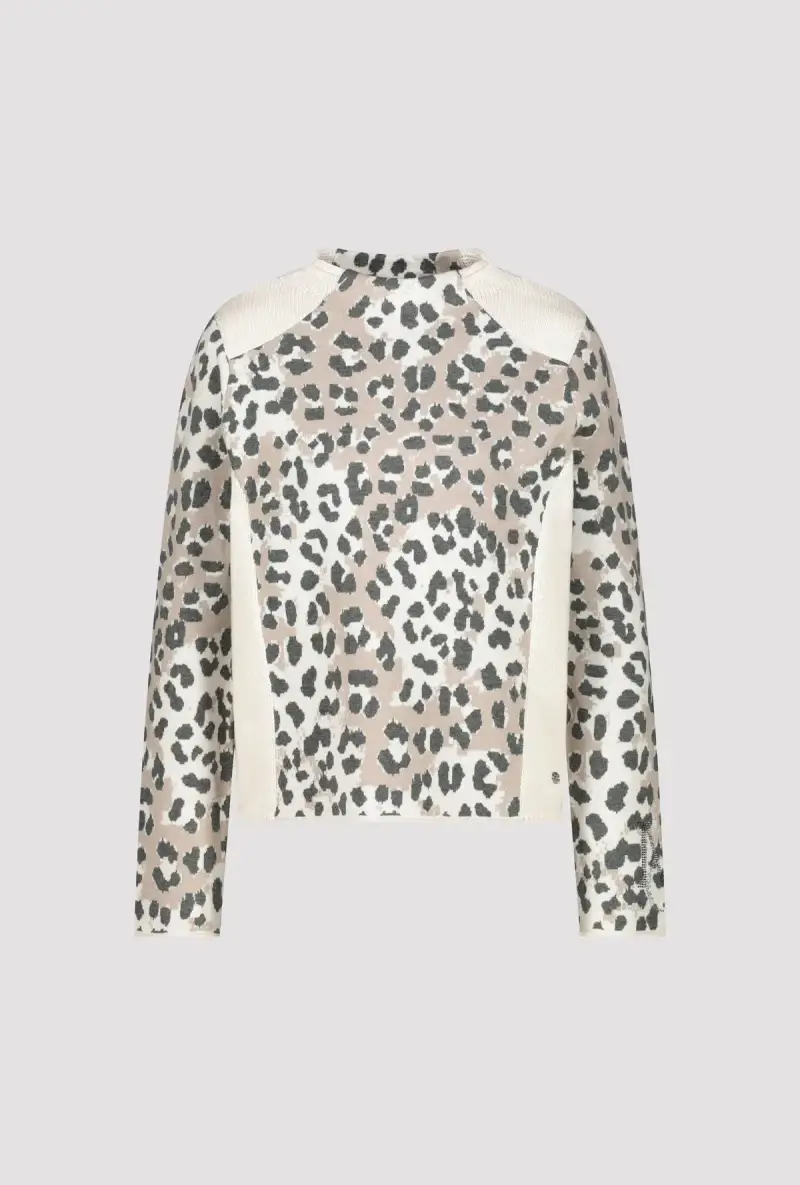 Monari Pullover mit Leomuster Fabrikverkauf