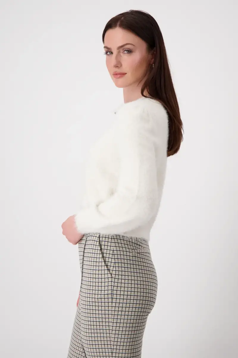 Monari Flauschige Strickjacke Versandkostenfrei