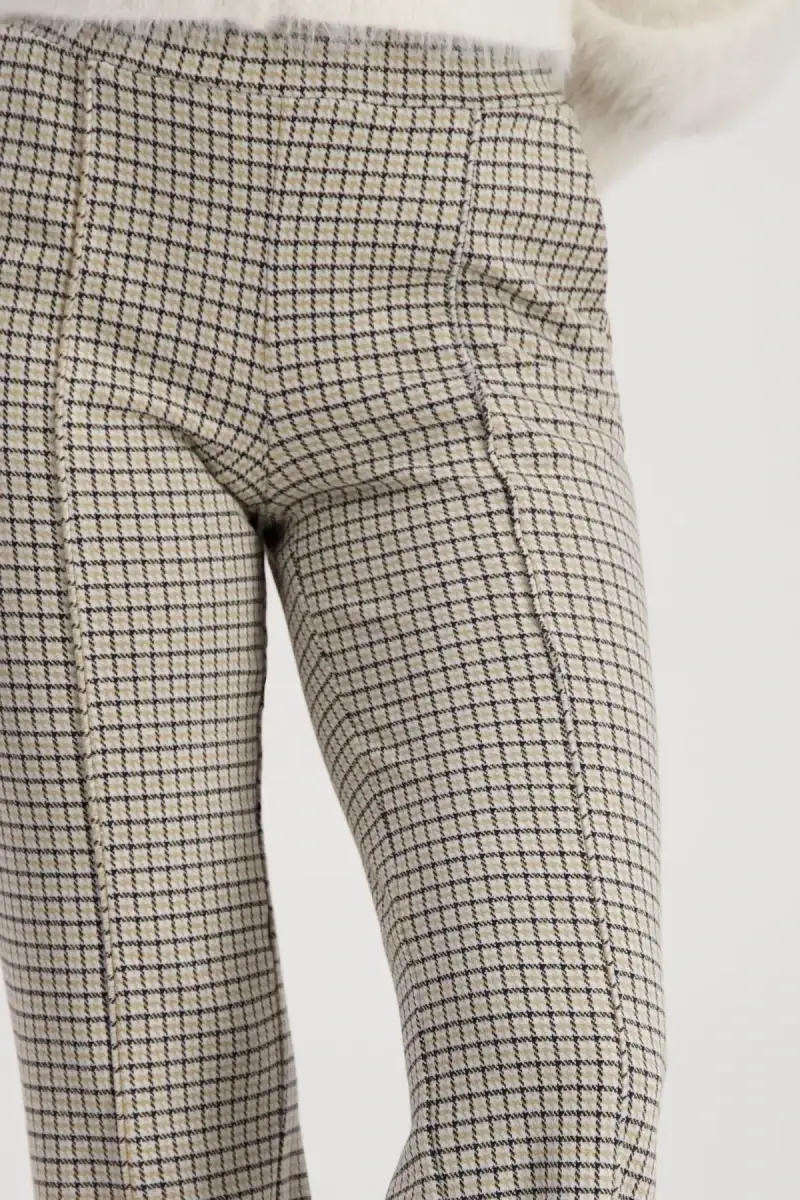 Monari Hose mit Karomuster Großer Ausverkauf