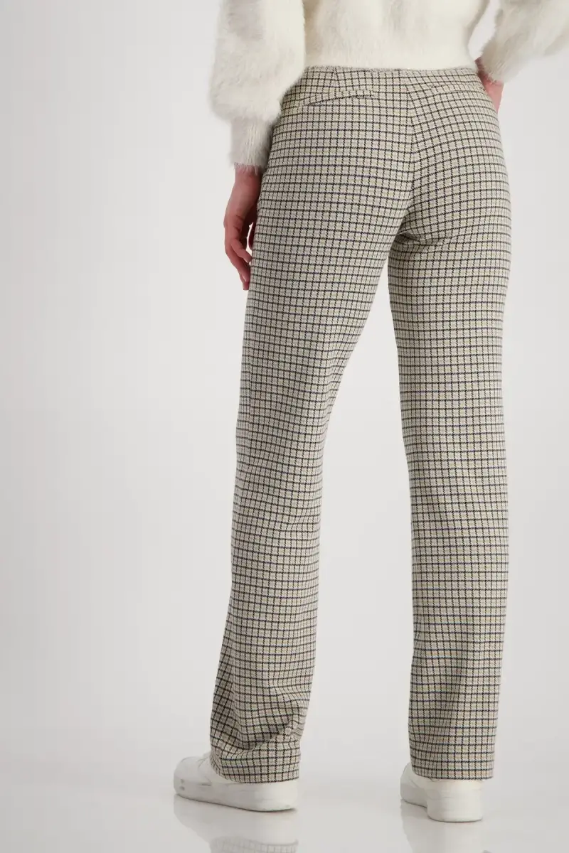 Monari Hose mit Karomuster Großer Ausverkauf