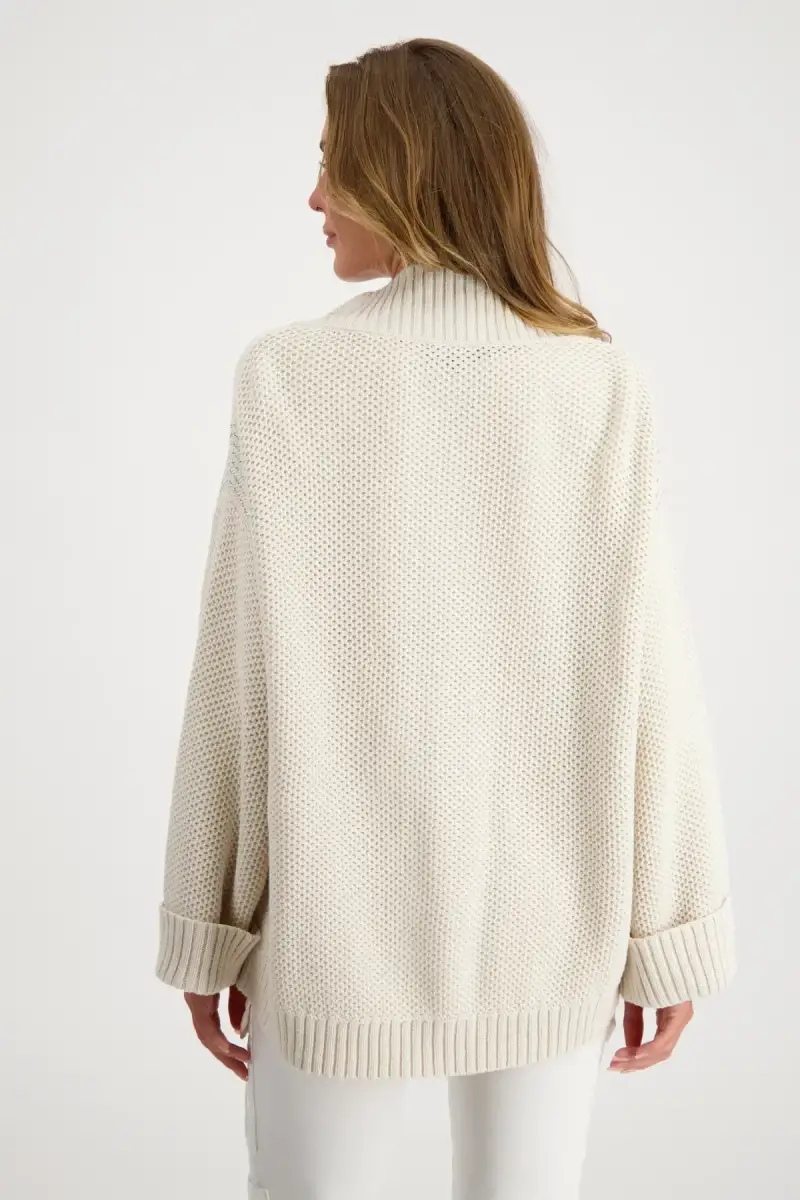 Monari Strickjacke mit Wabenmuster Online Shopping