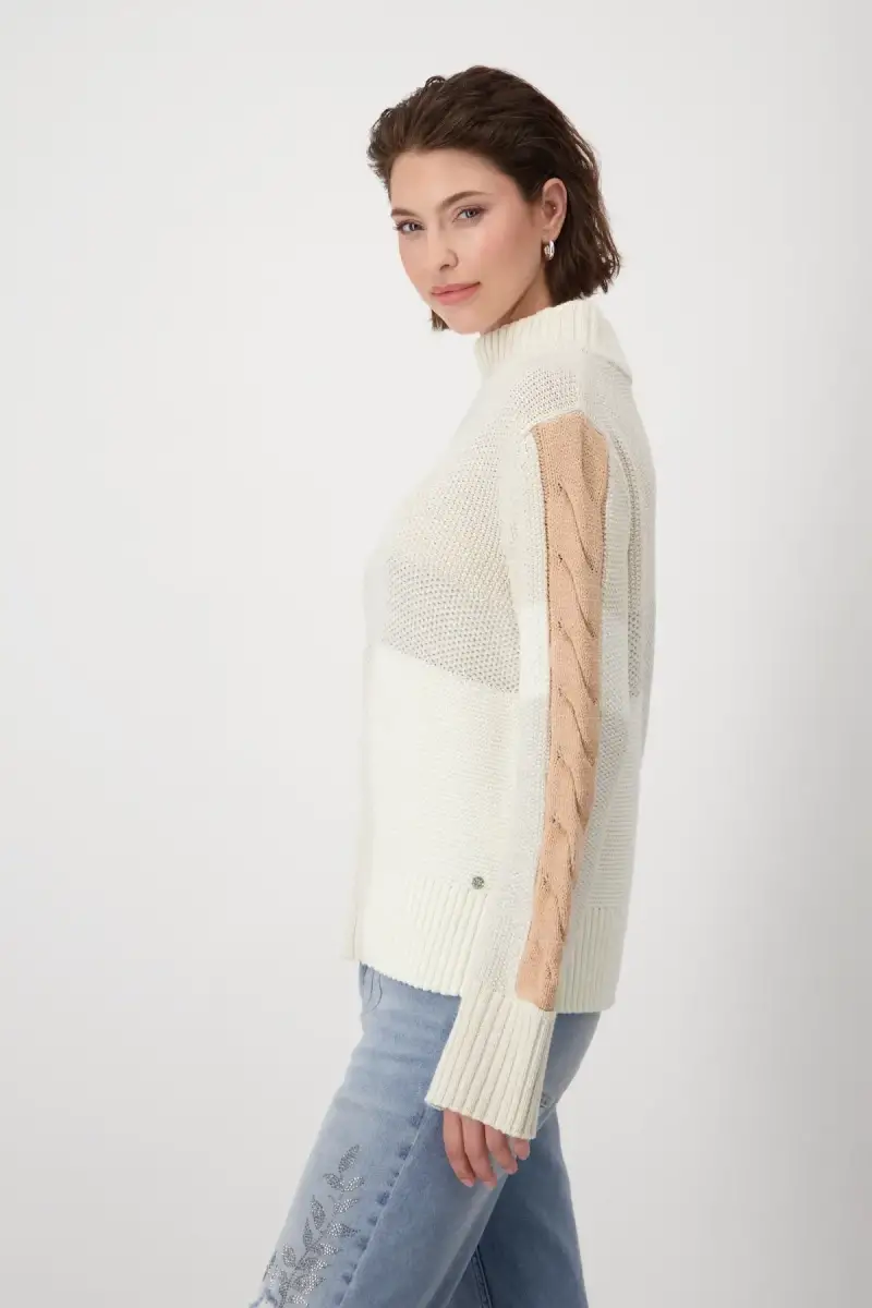 Monari Pullover Colorblocking Preisnachlass