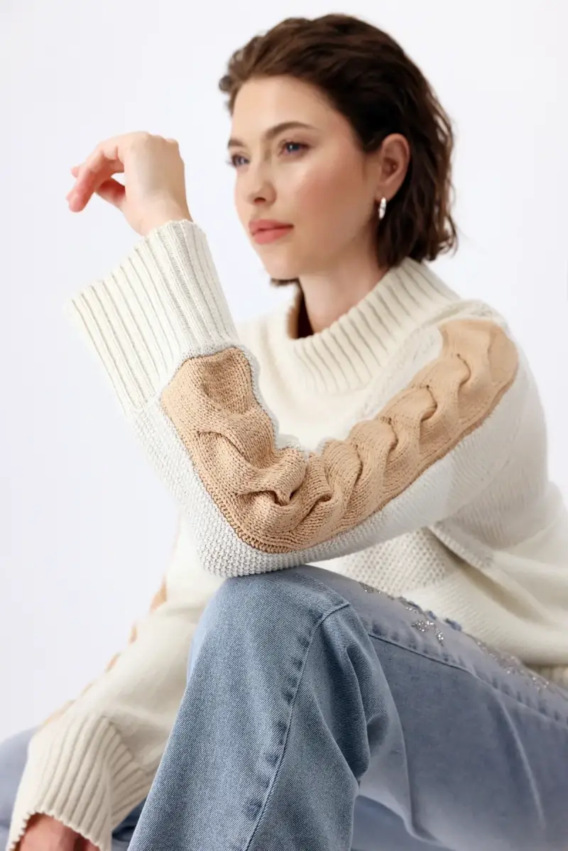 Monari Pullover Colorblocking Preisnachlass