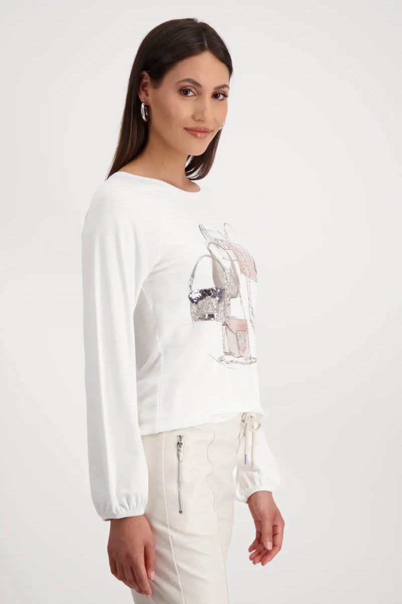 Monari Shirt mit Taschen Print Muttertagsangebot