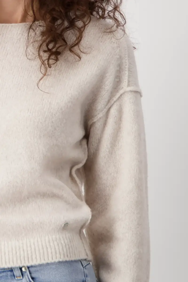 Monari Strickpullover mit Außennähten Exklusive Angebote