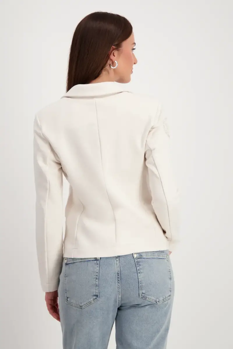 Monari Sweatblazer mit Reverskragen Große Rabatte