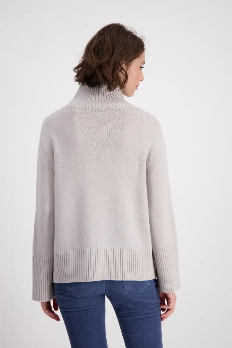 Monari Strickpullover mit Schrift Bestseller