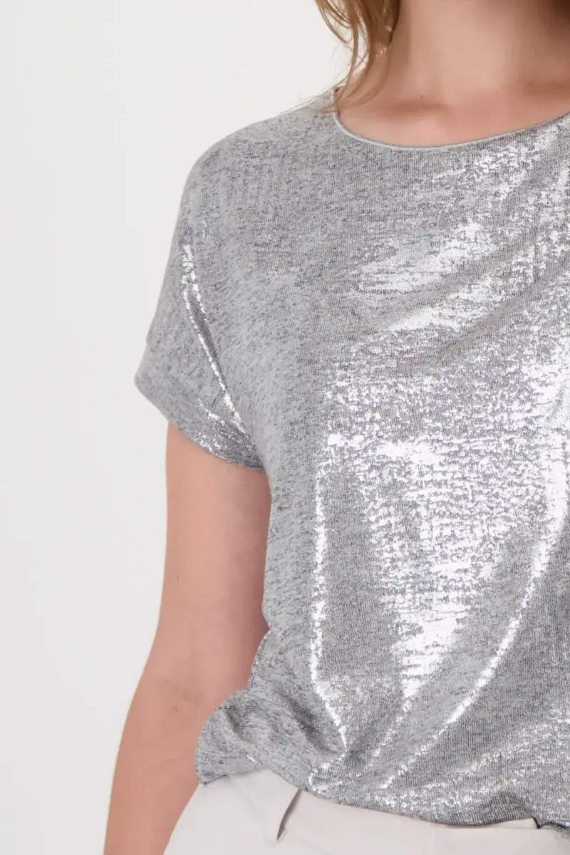 Monari Glänzendes T-Shirt Sonderangebote