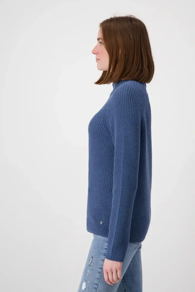 Monari Basic Stehkragen Pullover Super Sparpreis