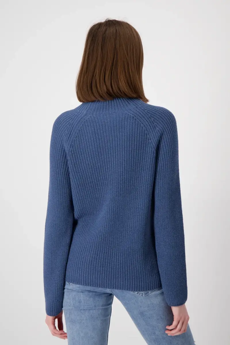 Monari Basic Stehkragen Pullover Super Sparpreis