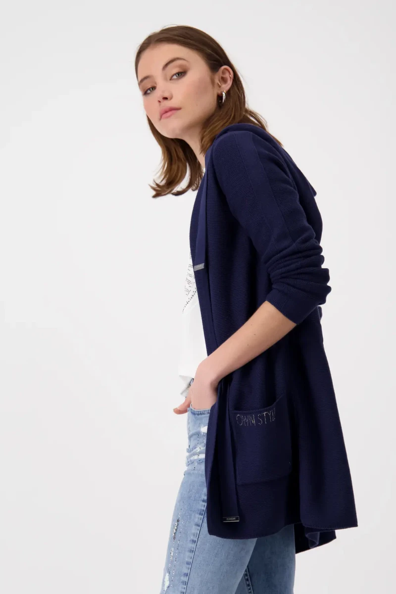 Monari Strickjacke mit Taillenband Letzte 3 Tage