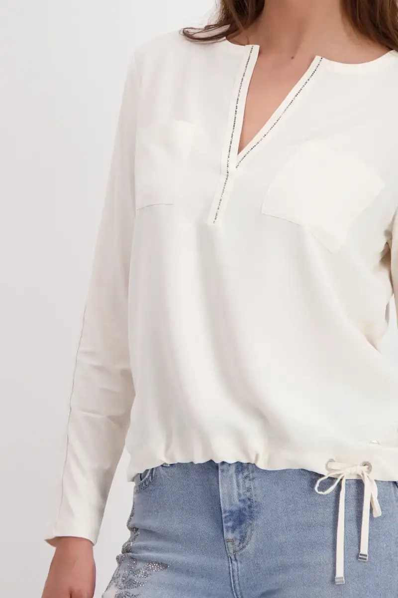 Monari Blusenshirt mit Strasssteine Neueste Stile