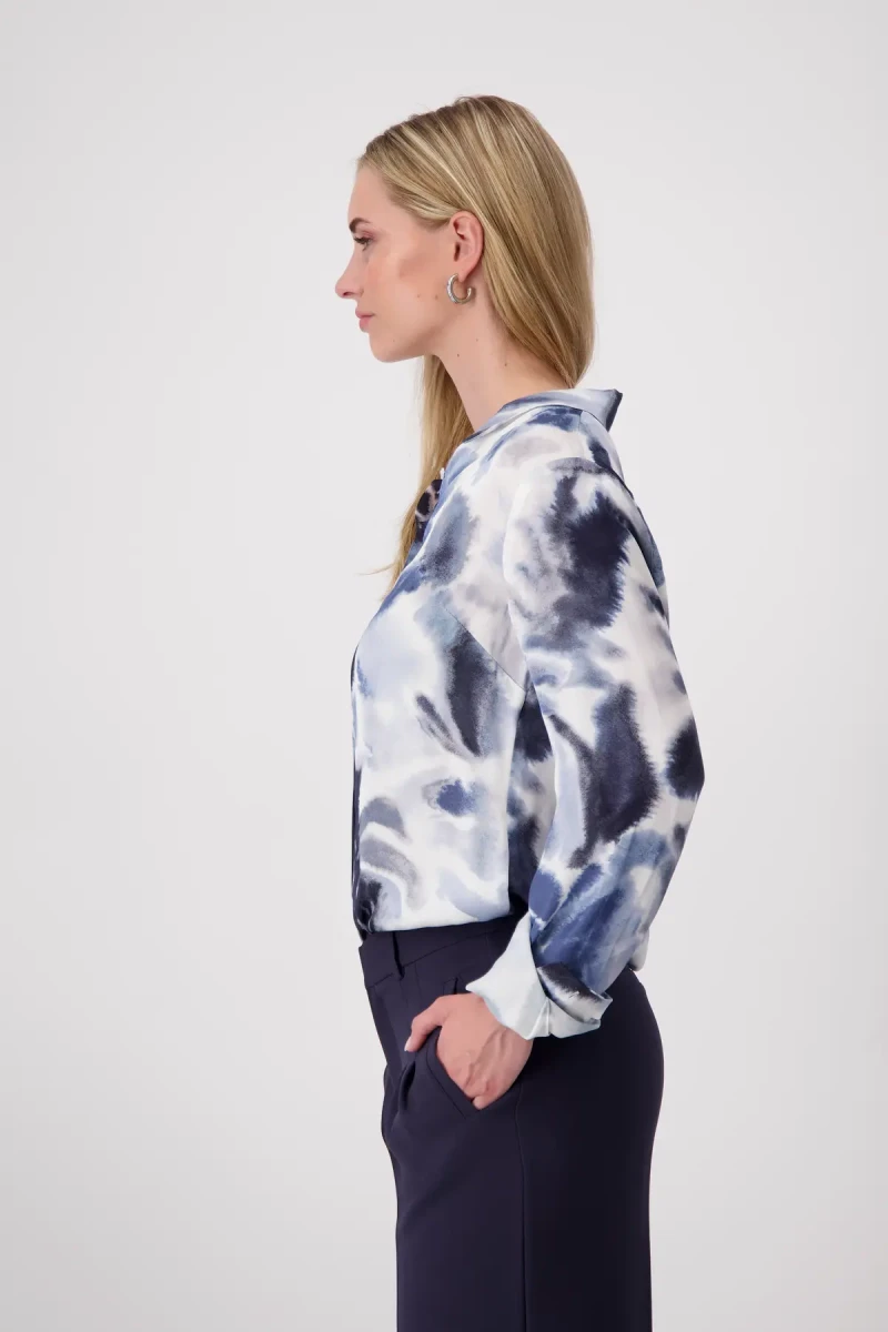Monari Hemdbluse mit Blumenmuster Riesige Rabatte