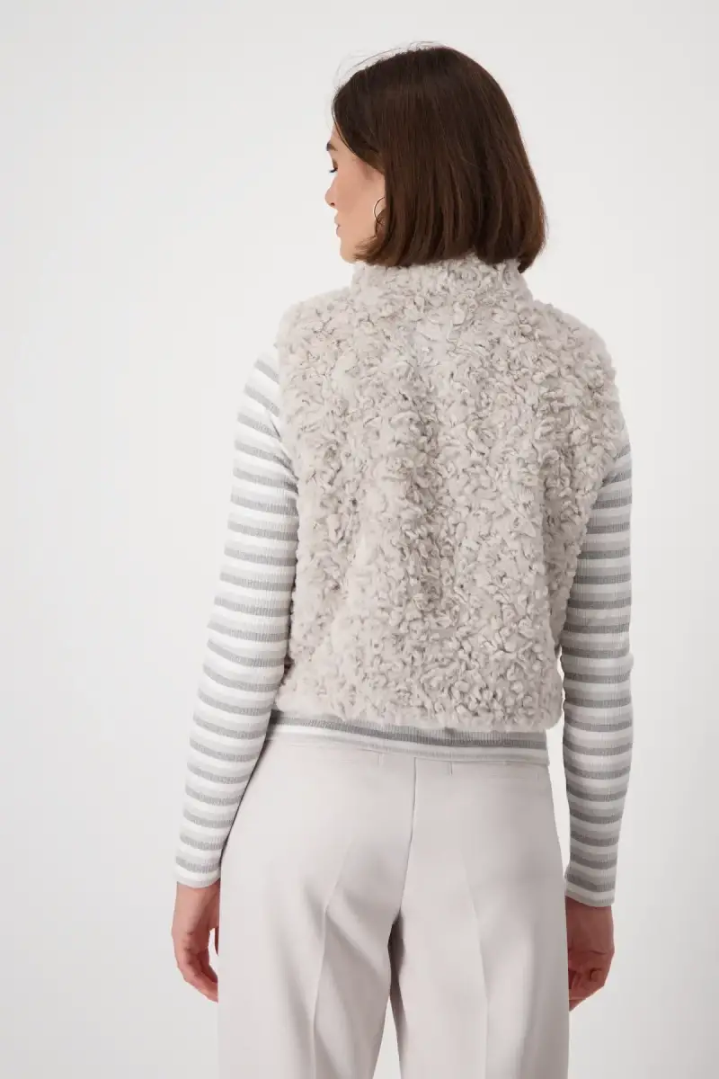 Monari Cropped-Weste mit Taschen Fabrikladen
