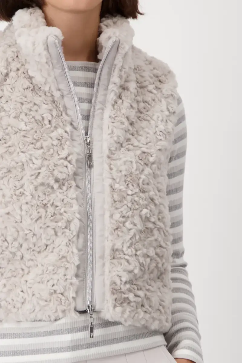 Monari Cropped-Weste mit Taschen Fabrikladen