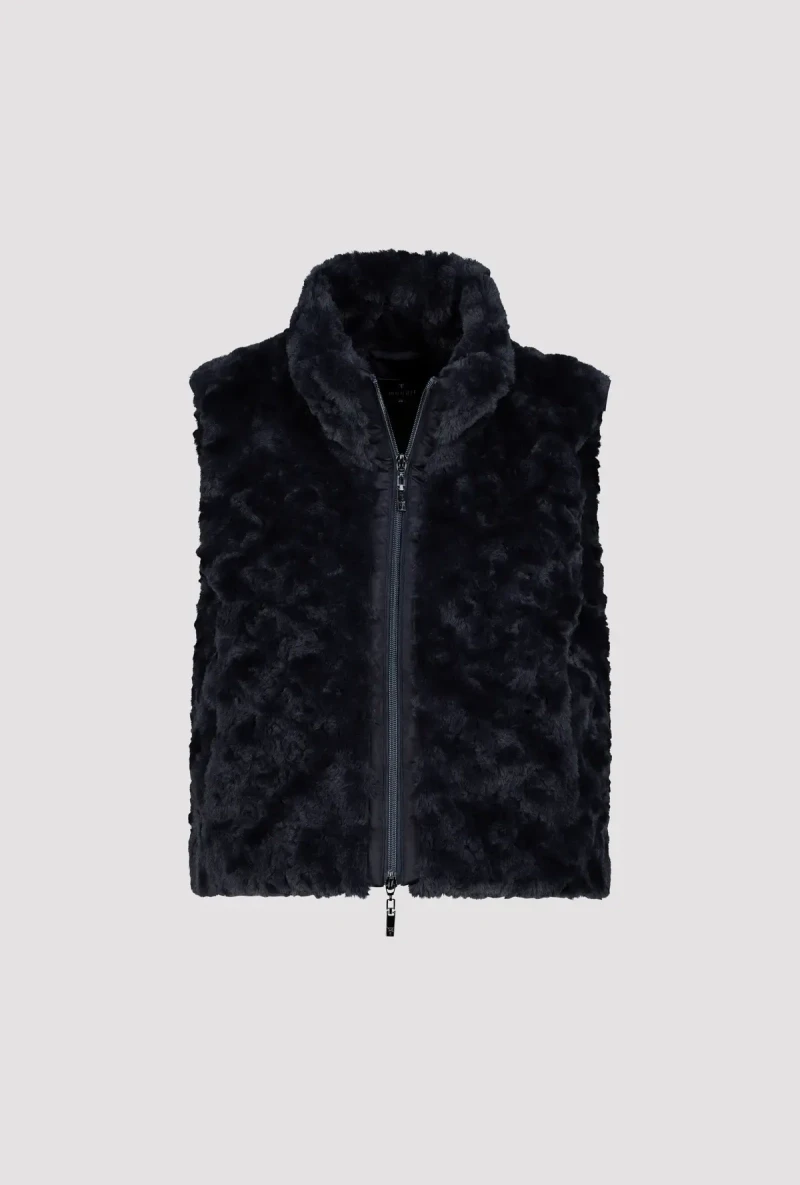 Monari Cropped-Weste mit Taschen Im Verkauf