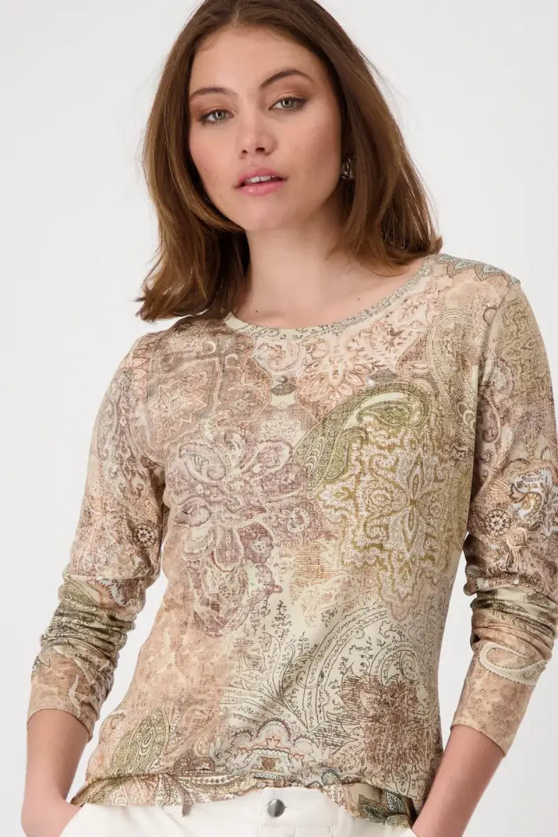 Monari Shirt mit Paisleymuster Outlet