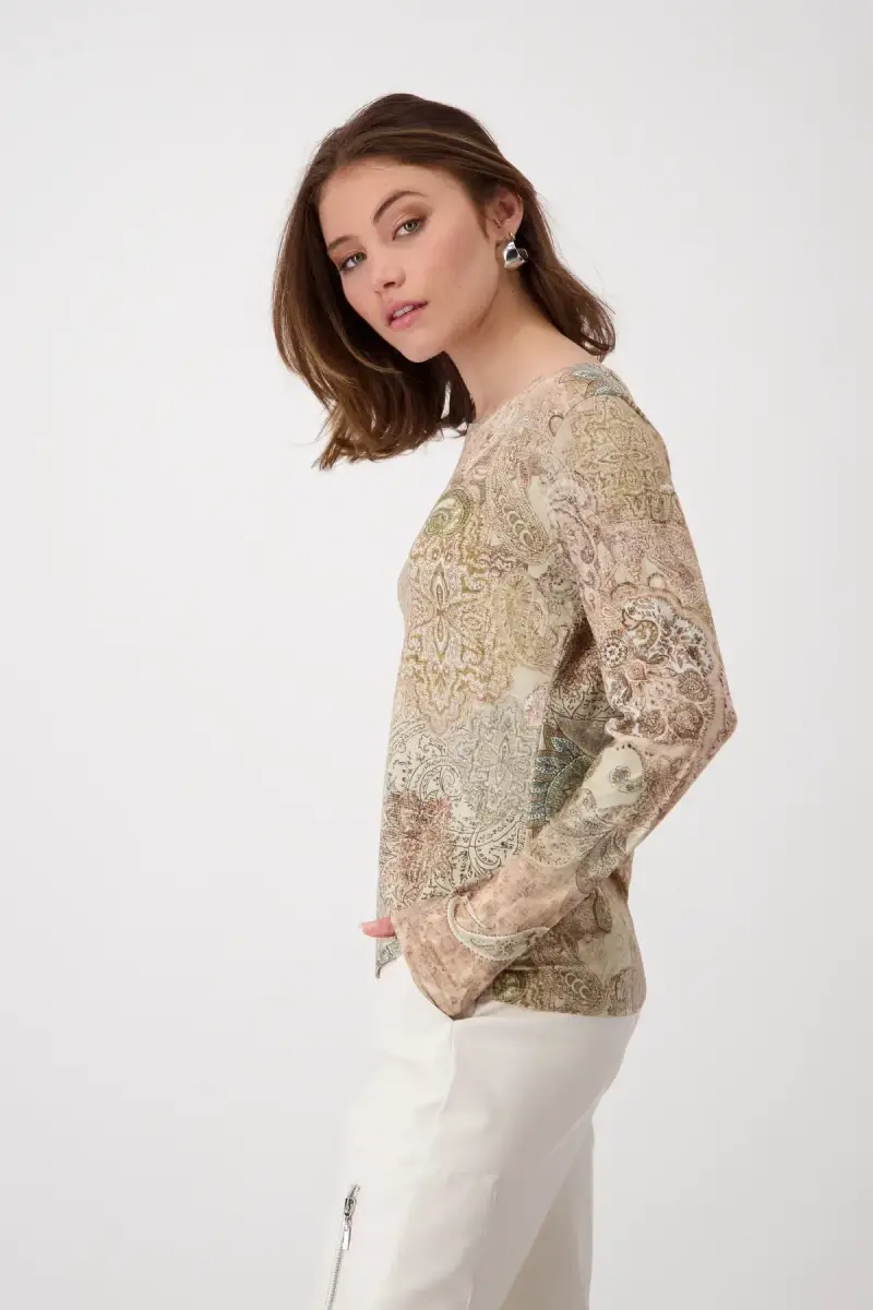 Monari Shirt mit Paisleymuster Outlet