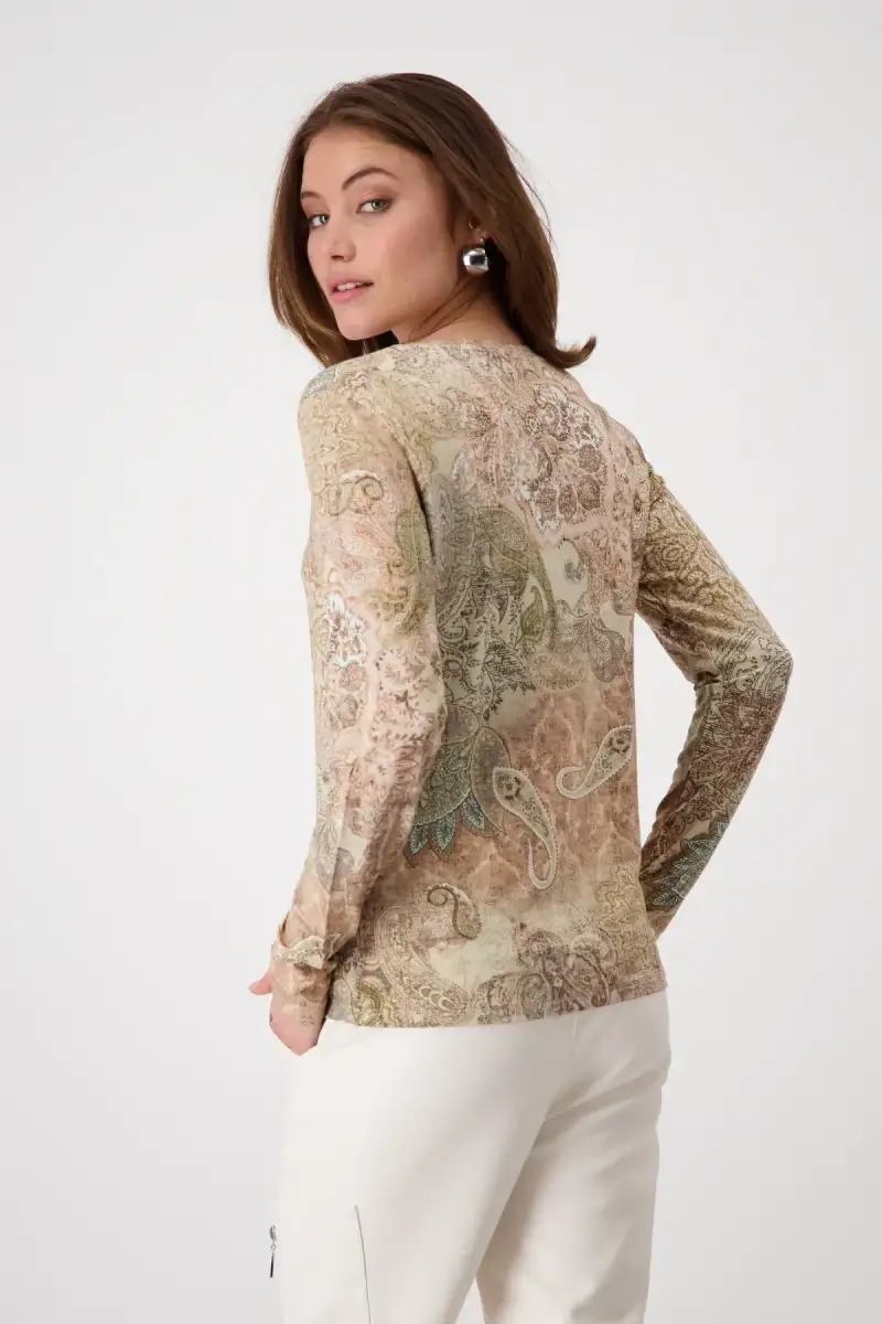 Monari Shirt mit Paisleymuster Outlet