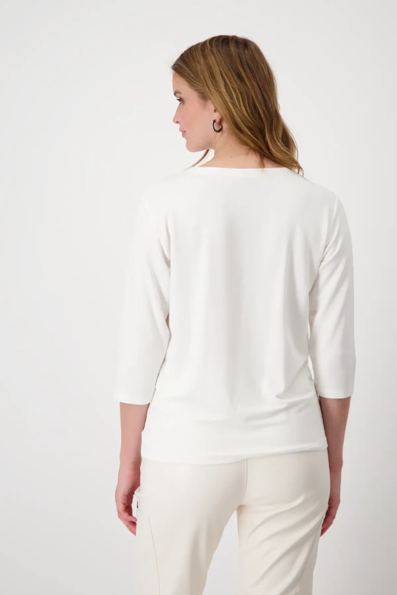Monari Shirt mit Frauenprint und Strass Verkauf