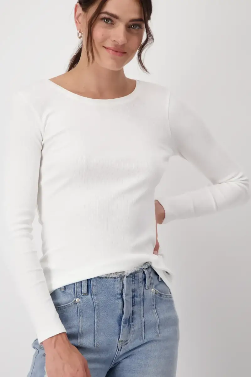 Monari Basic Shirt aus Pima Baumwolle Günstiger Verkauf