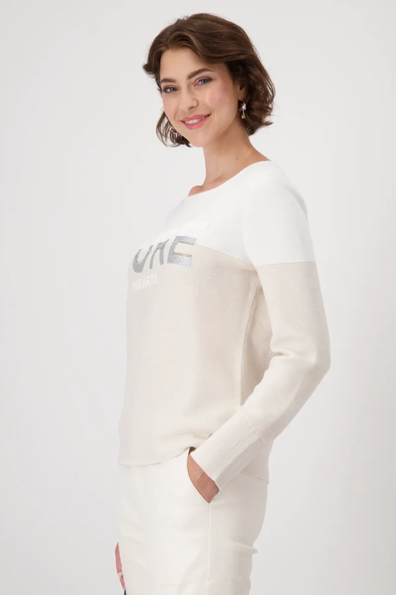 Monari Colorblock Pullover Fabrikverkauf