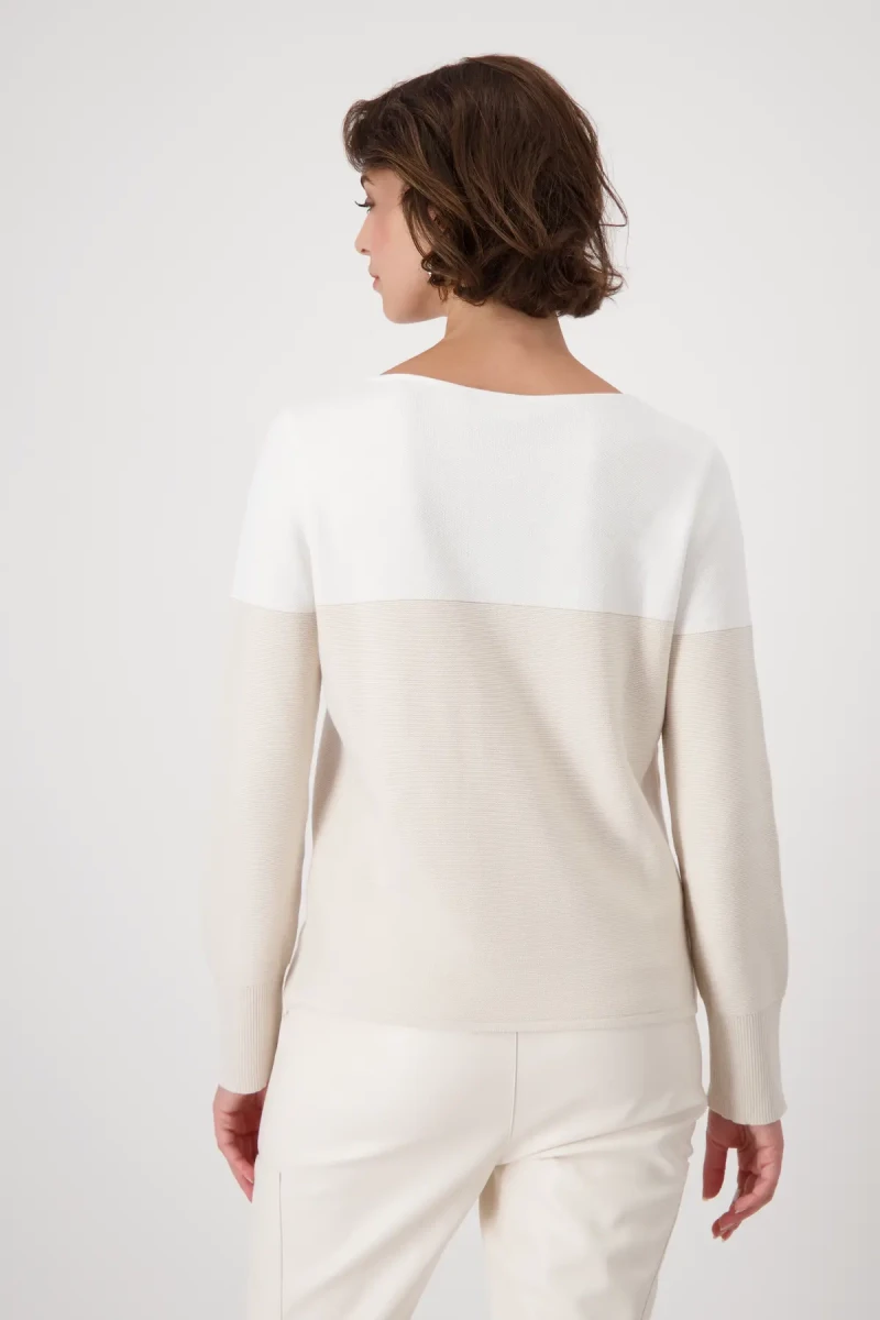 Monari Colorblock Pullover Fabrikverkauf