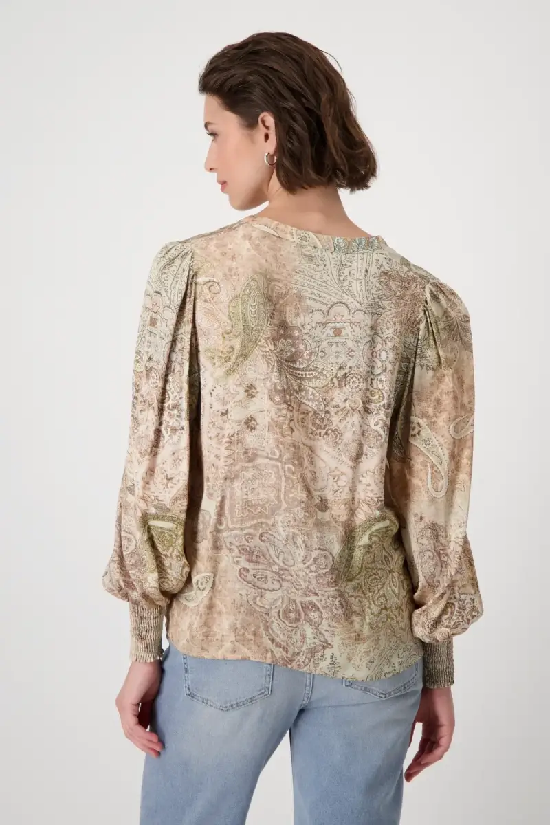 Monari Bluse mit Paisleymuster Fabrikpreis