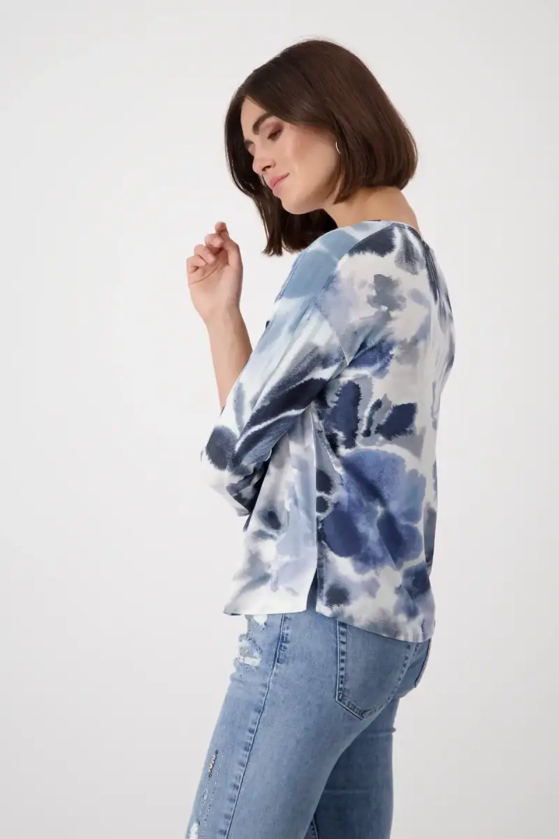 Monari Shirt mit Blumenmuster Exklusivangebot