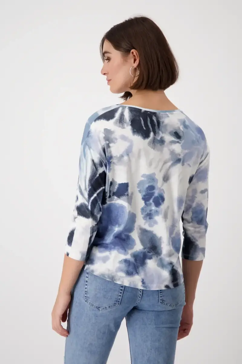 Monari Shirt mit Blumenmuster Exklusivangebot