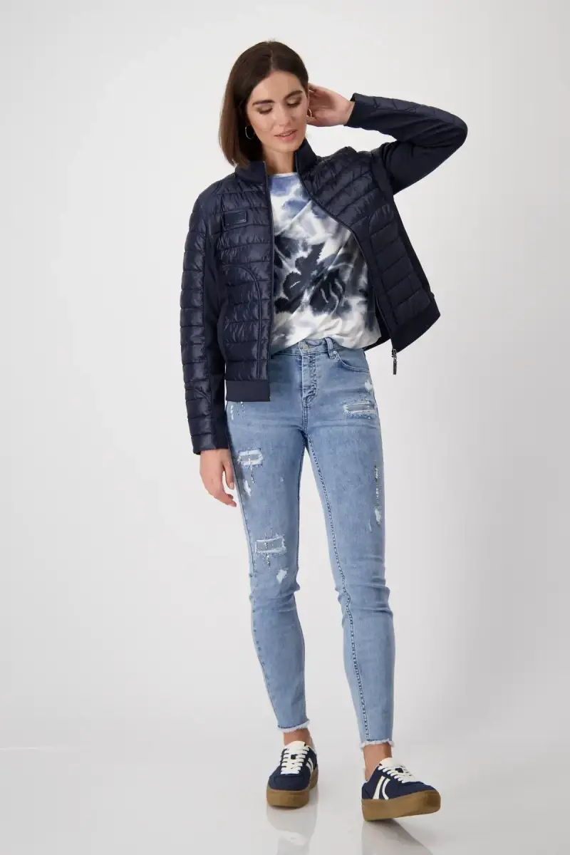 Monari Shirt mit Blumenmuster Exklusivangebot