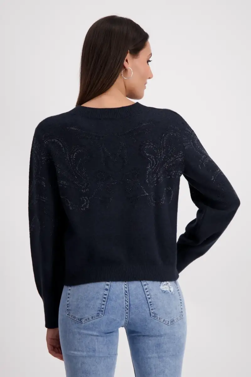 Monari Wendepullover mit Schmuck Preisnachlass